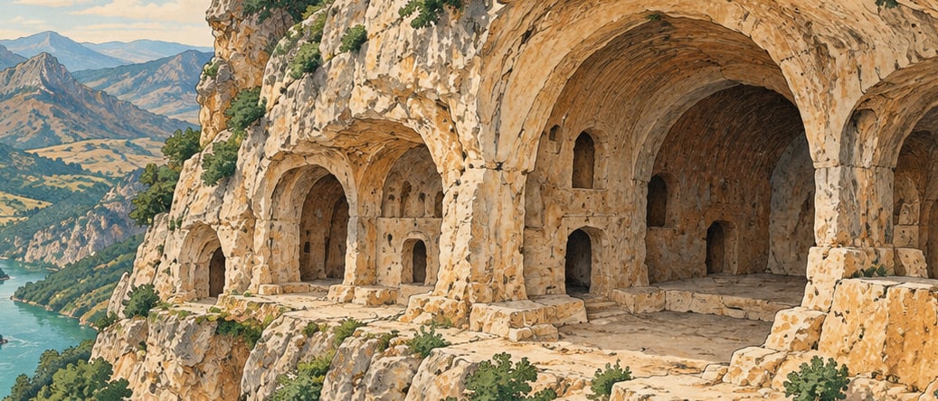 İn Delikleri / Derviş Hücreleri çizimi, Tunceli