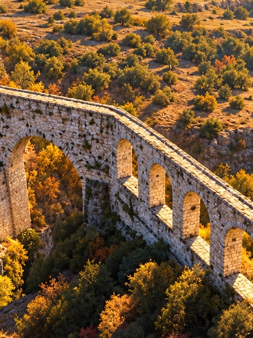Ilustración: Acueducto de İncekaya, Karabük