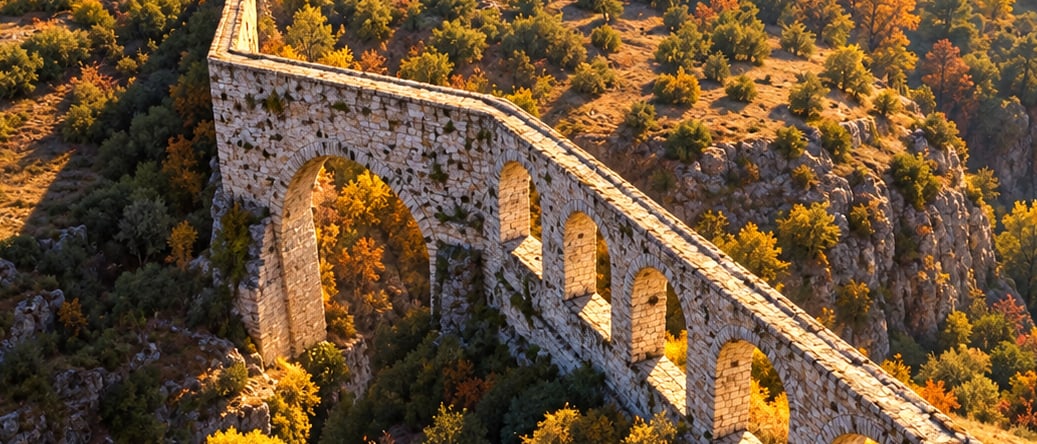 İncekaya Aqueduct çizimi, Karabük
