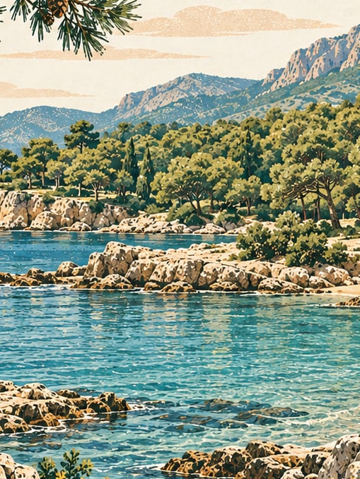 Ilustración: Parque Natural de İncekum, Antalya