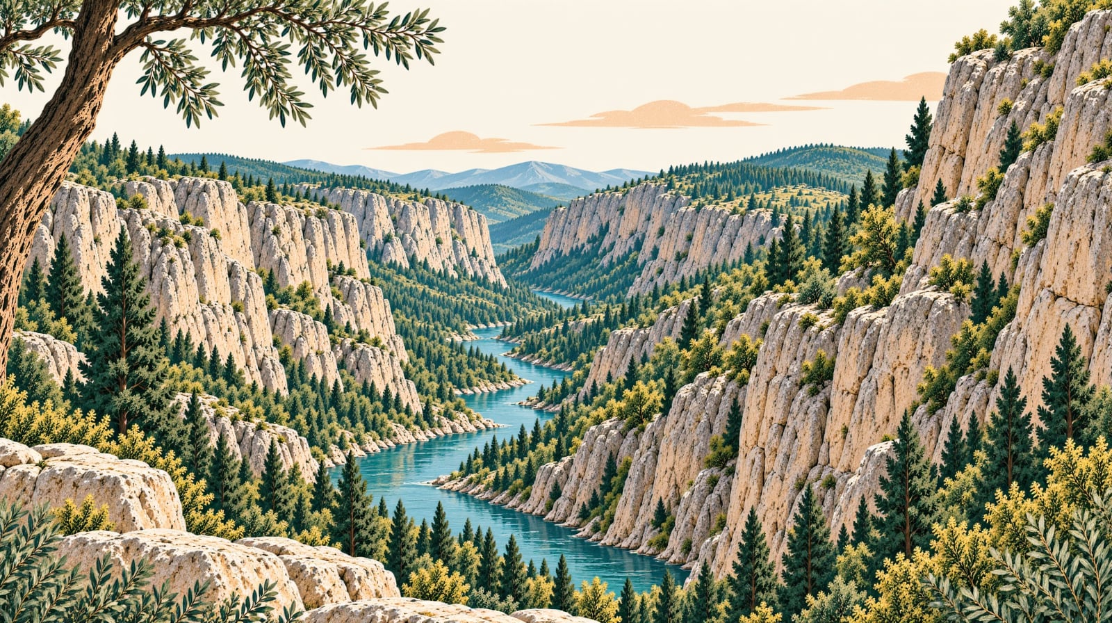 İncesu Canyon çizimi, Çorum