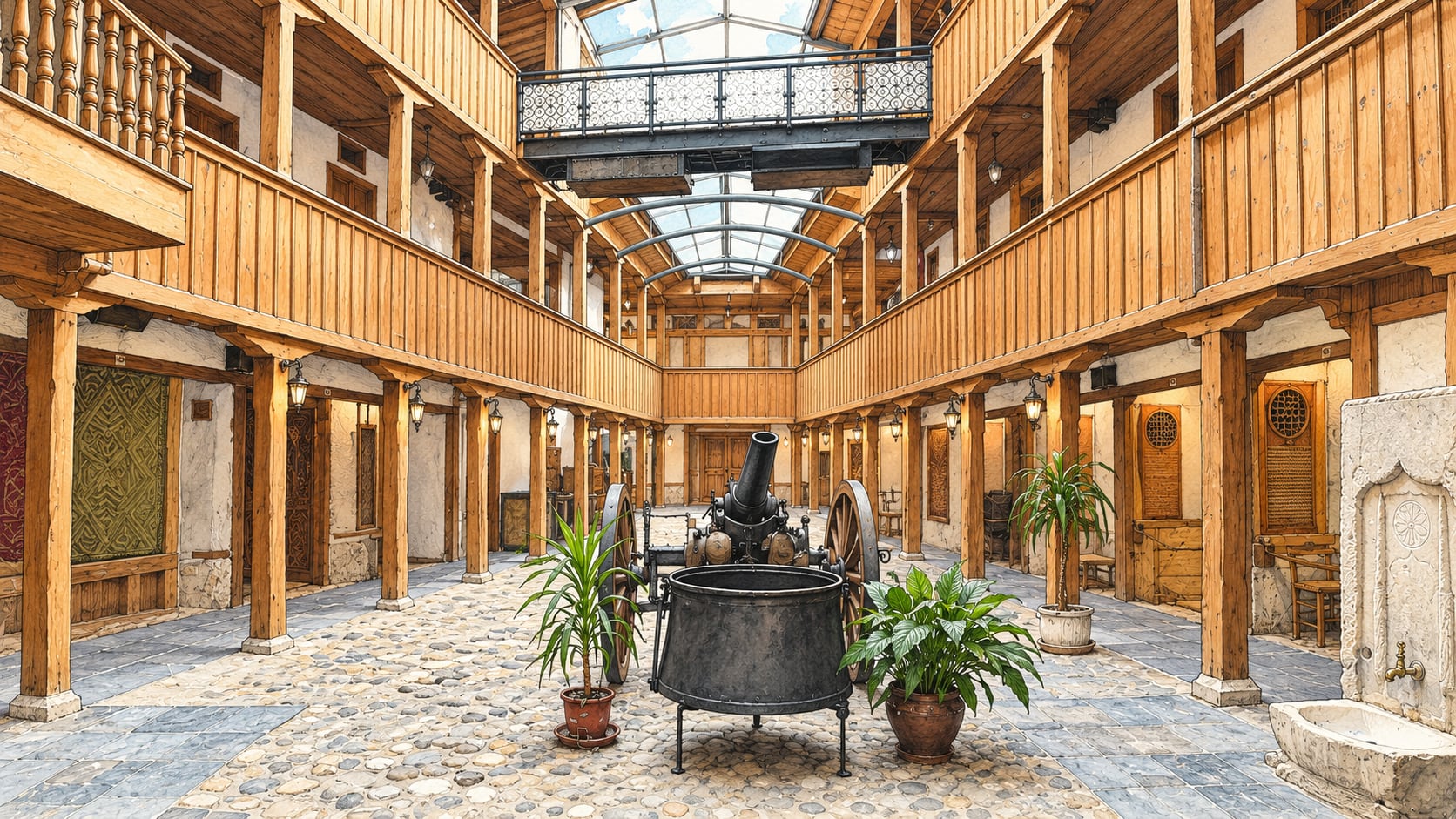 İnegöl City Museum çizimi, Bursa