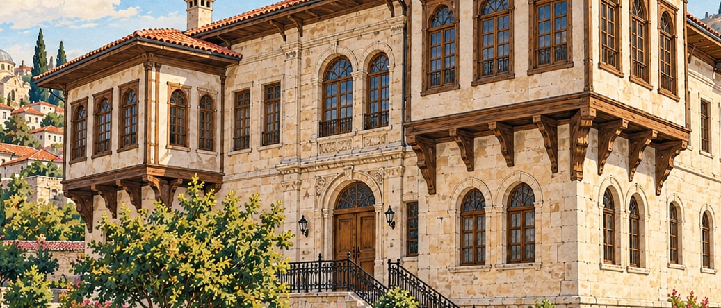 İnönü Mansion çizimi, Sivas