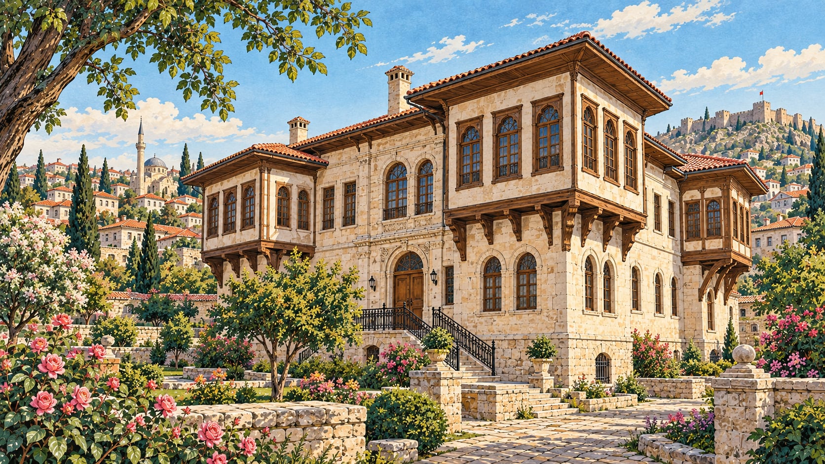 İnönü Mansion çizimi, Sivas