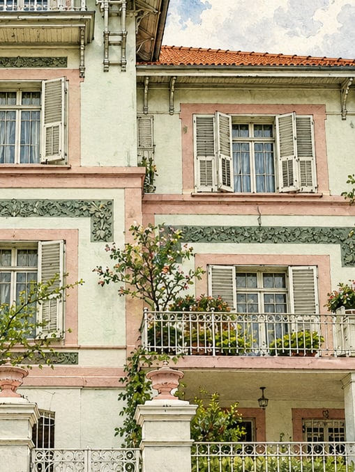 Zeichnung: Hauptquartierhaus der İnönü-Schlachten, Eskişehir