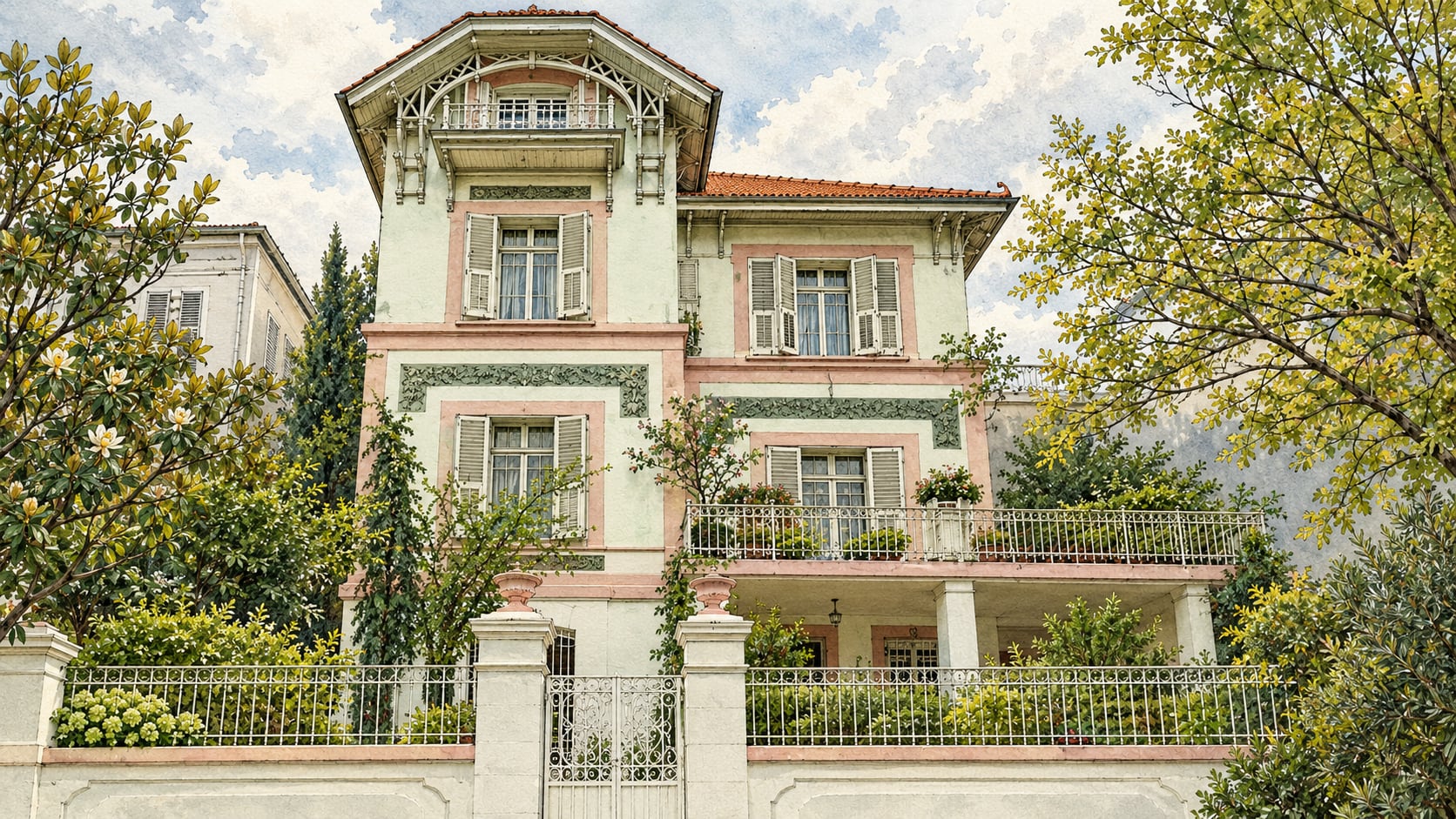 İnönü Battles Headquarters House çizimi, Eskişehir