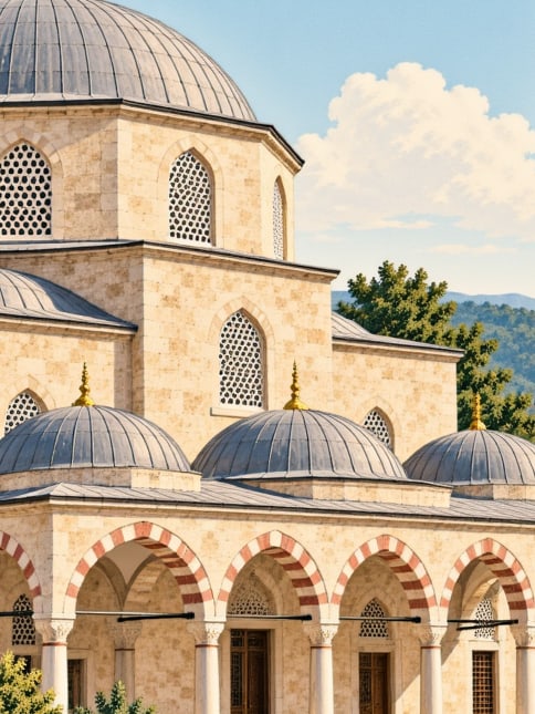 Ilustración: Mezquita de Işıklı, Rize