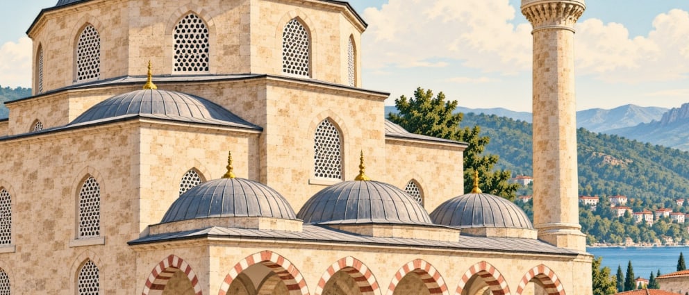 Işıklı Mosque çizimi, Rize