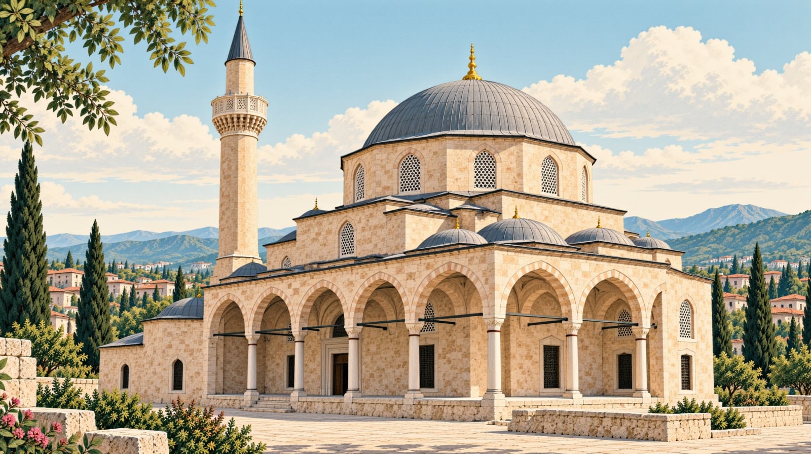 İskender Paşa Mosque çizimi, Bitlis