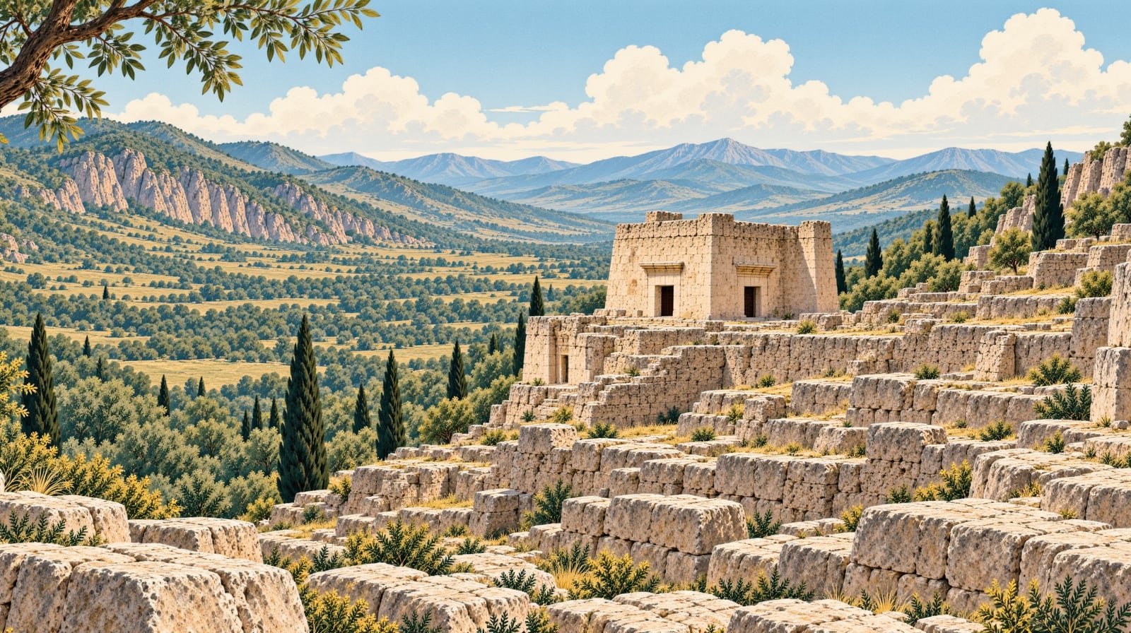 İskilip Castle çizimi, Çorum