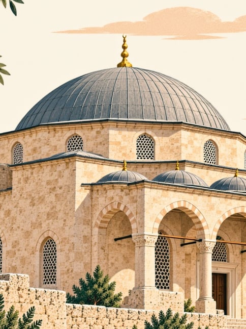 Zeichnung: İskilip-Ulu-Moschee, Çorum
