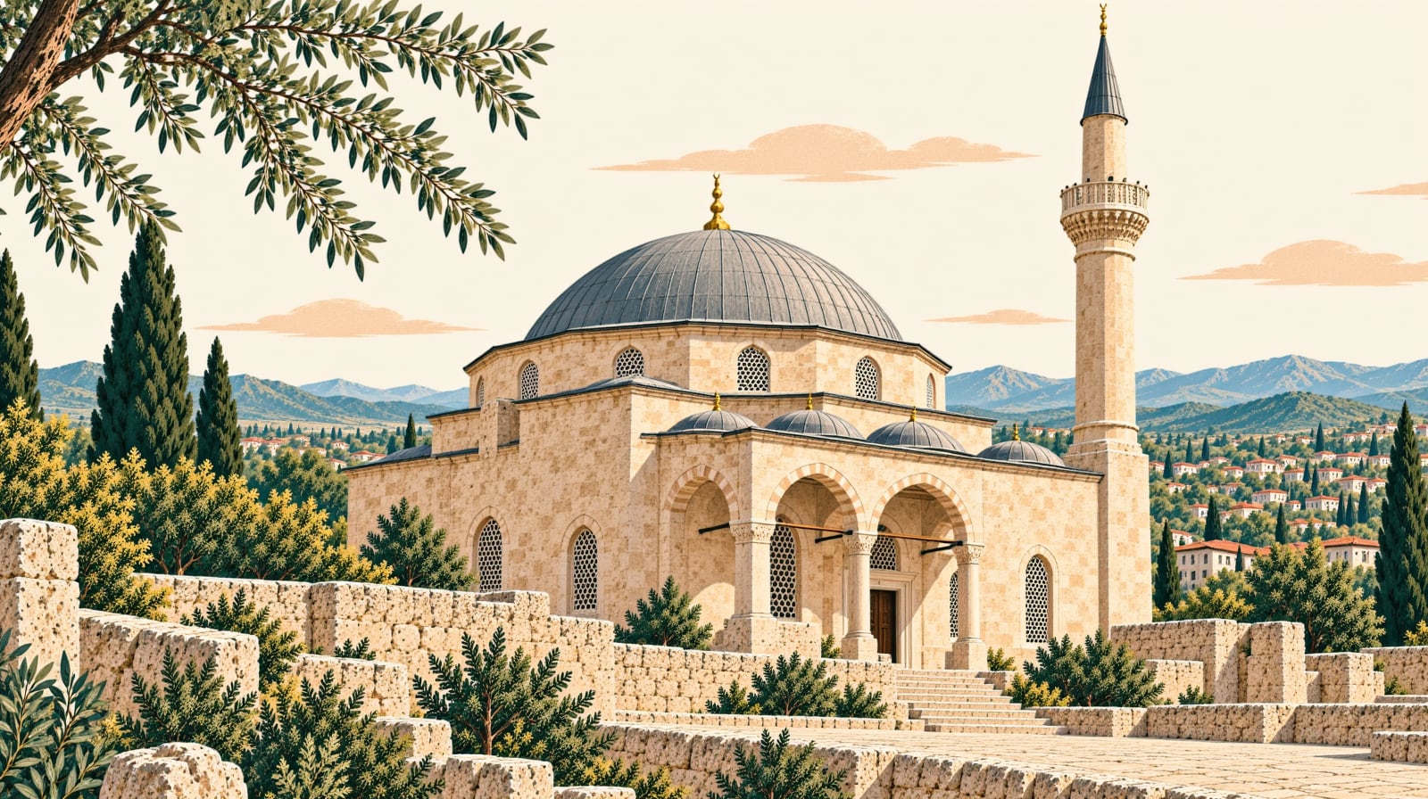 İskilip Great Mosque çizimi, Çorum