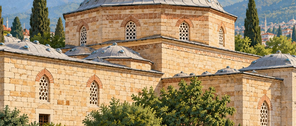İsmail Bey Bath çizimi, Bursa