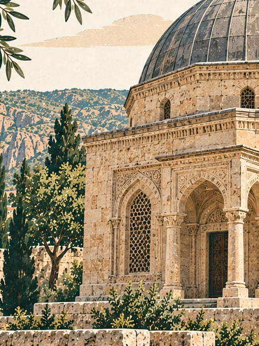 Ilustración: Mausoleo de İsmail Fakirullah, Siirt