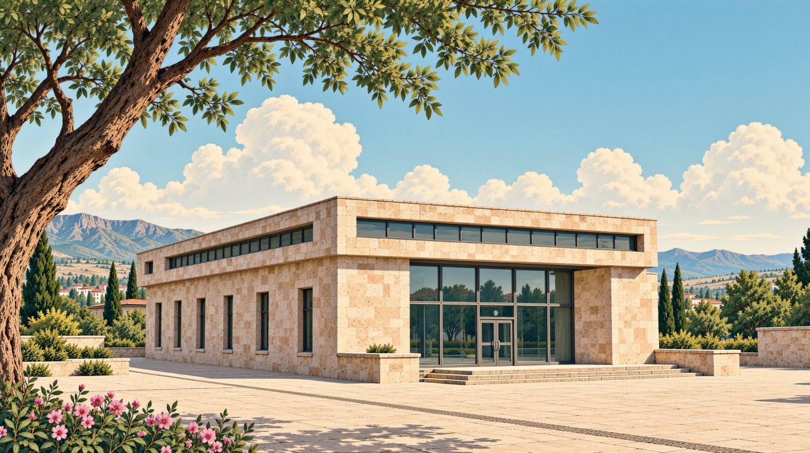 İsmail Hacı Dervish Lodge çizimi, Karaman