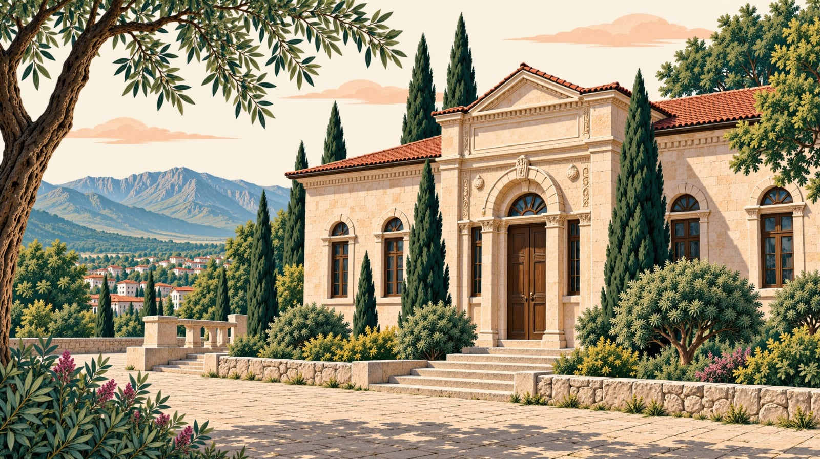 İsmet İnönü Museum çizimi, Malatya
