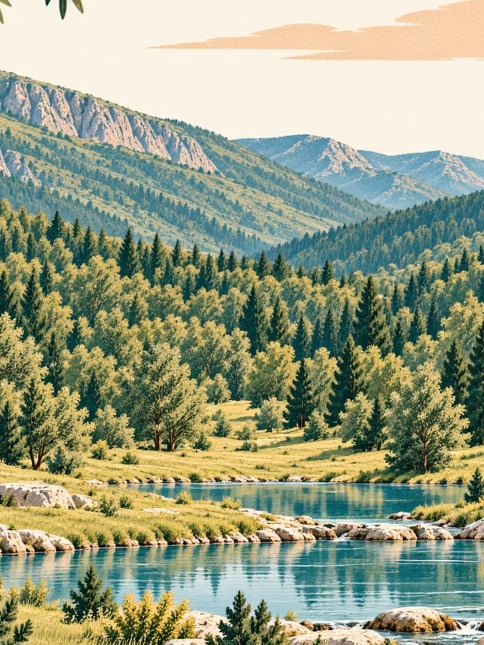 Ilustración: Parque Natural de Gölcük, Isparta, Isparta