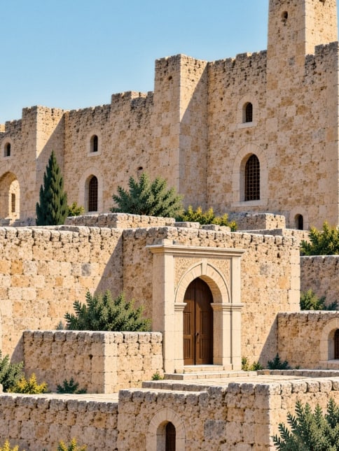 Zeichnung: İspir-Burg, Erzurum