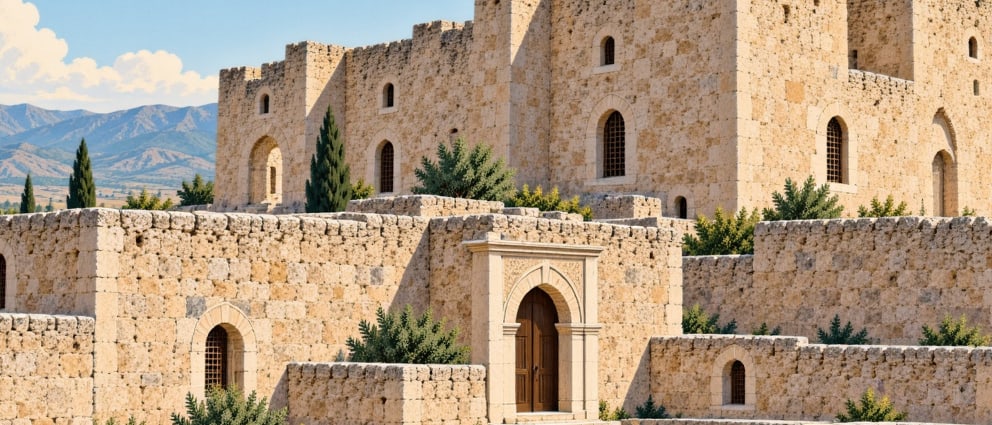 İspir Castle çizimi, Erzurum