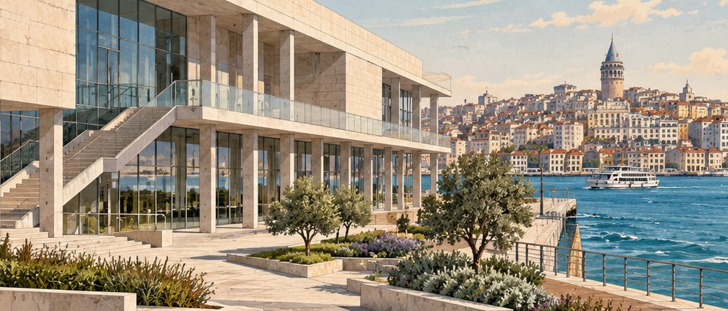İstanbul Modern Art Museum çizimi, İstanbul