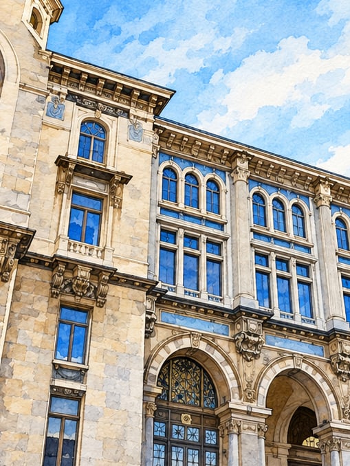 Zeichnung: İstanbul-PTT-Museum, İstanbul