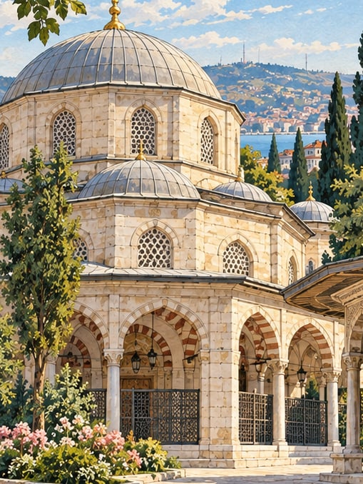 Zeichnung: İstanbul-Wassermuseum, İstanbul