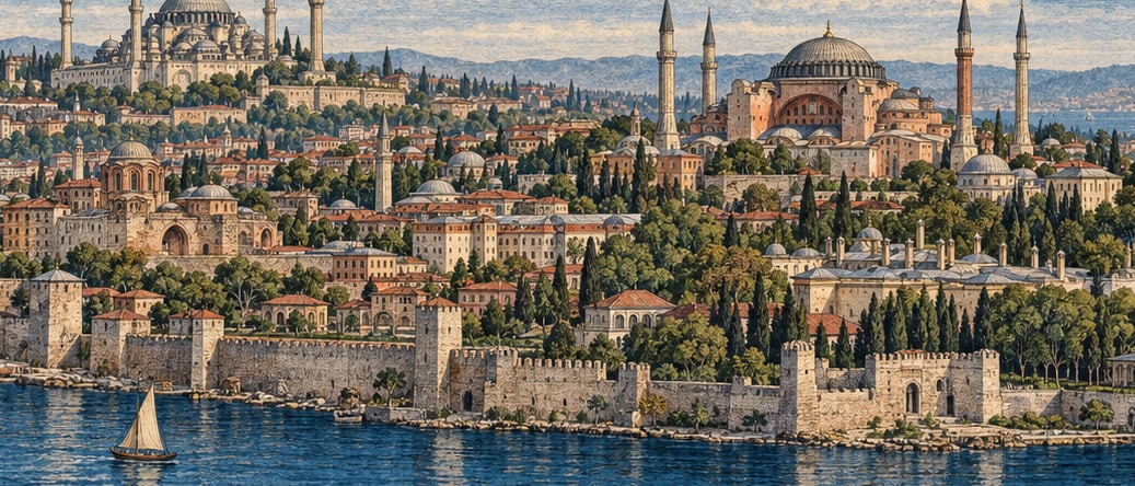 Historic Areas of İstanbul çizimi, İstanbul