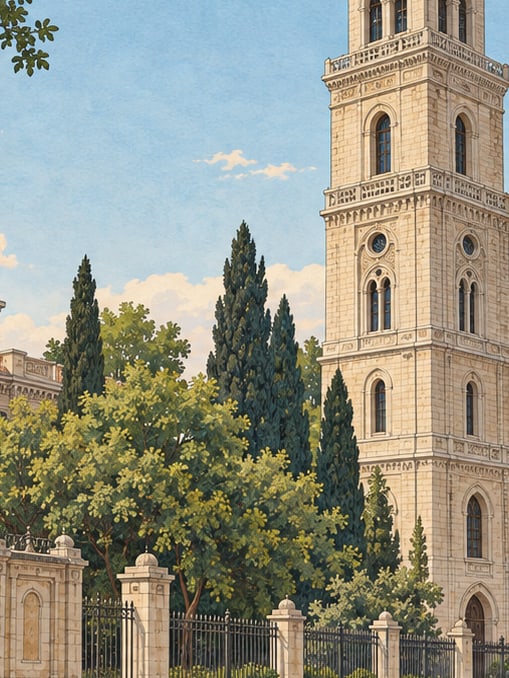 Zeichnung: Gedenkmuseum Beyazıt-Turm der İstanbul-Universität, İstanbul