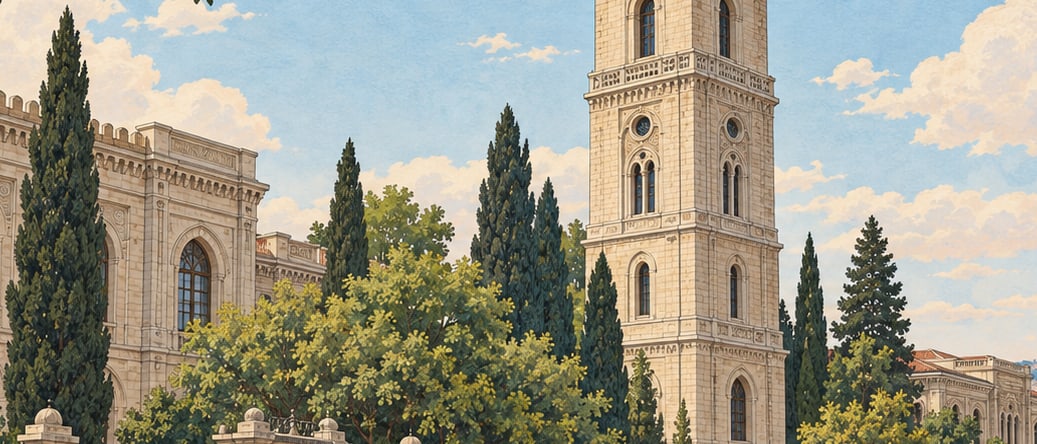 İstanbul University Beyazıt Tower Memorial Museum çizimi, İstanbul