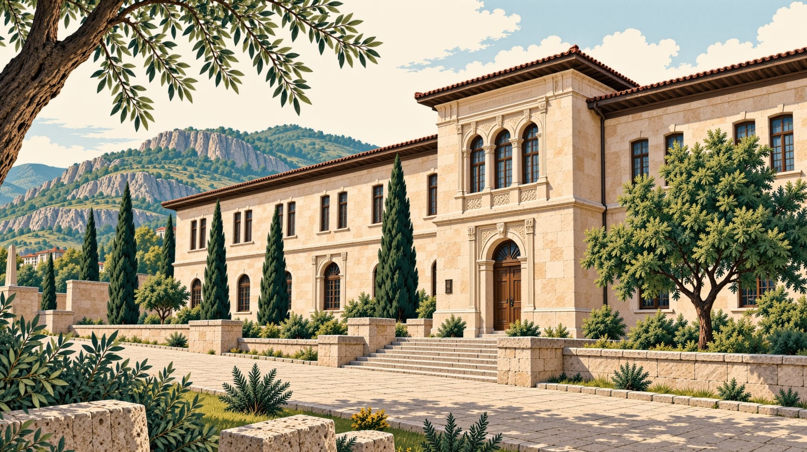 İstanbul University Geology Museum çizimi, İstanbul