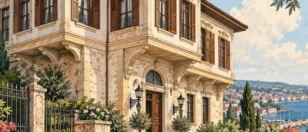 Italian Mansion çizimi, Tekirdağ