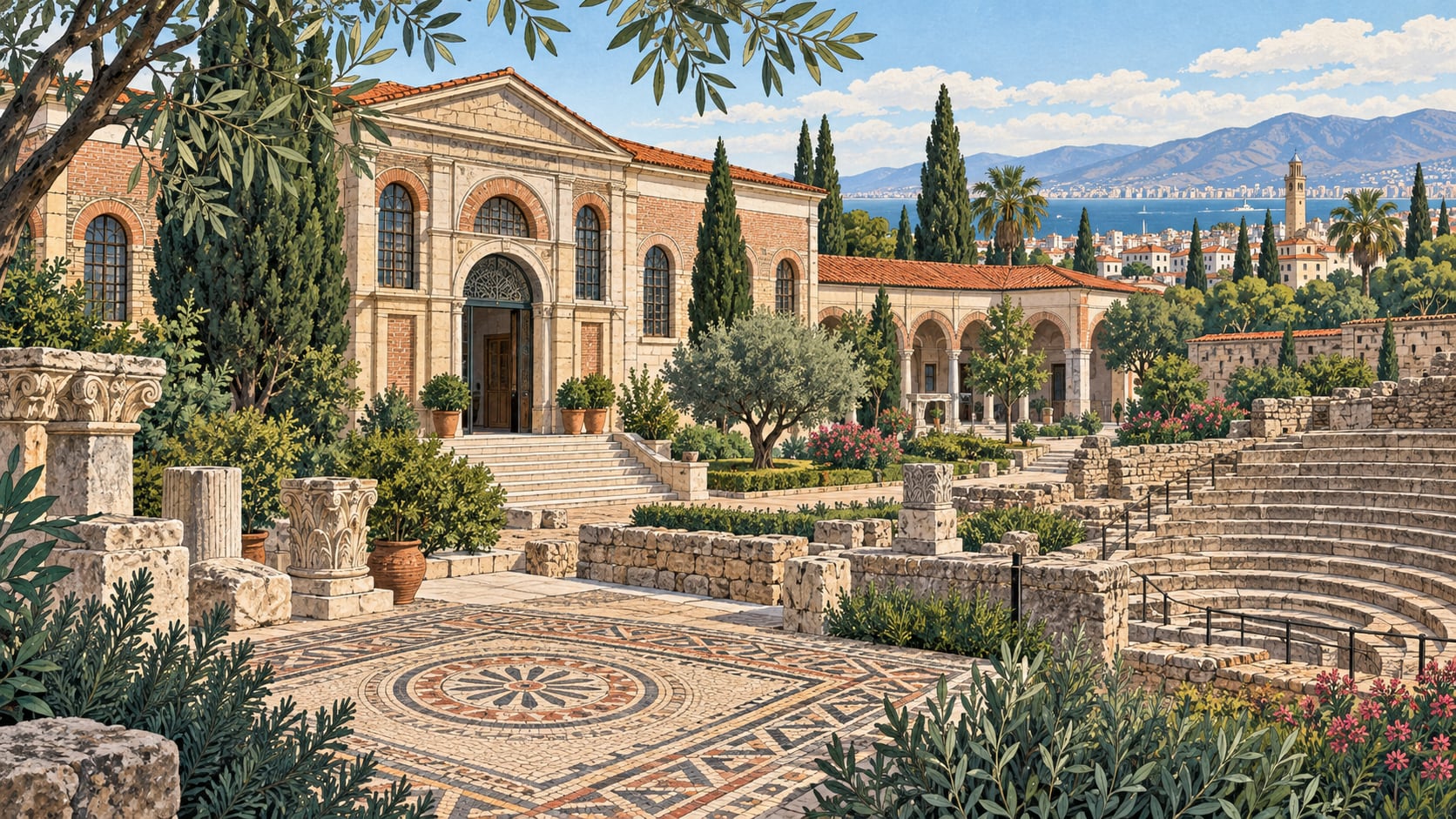 İzmir History and Art Museum çizimi, İzmir
