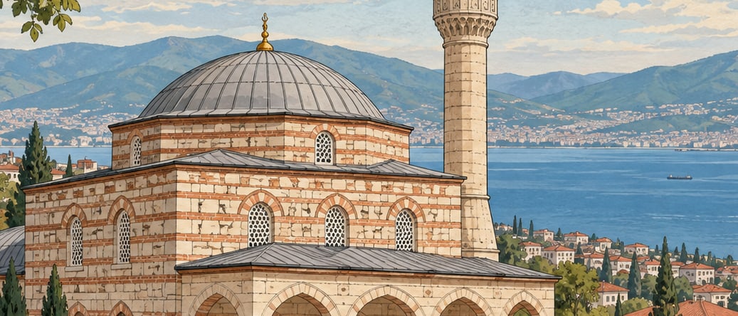 İzmit Alaca Masjid Mosque çizimi, Kocaeli