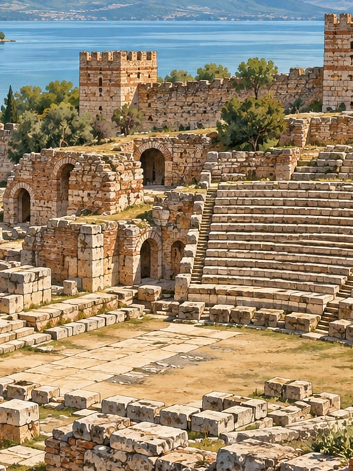 İznik Roman Theatre çizimi, Bursa
