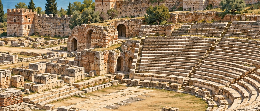 İznik Roman Theatre çizimi, Bursa