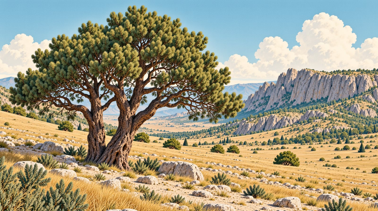 Kabaardıç Natural Monument çizimi, Ankara