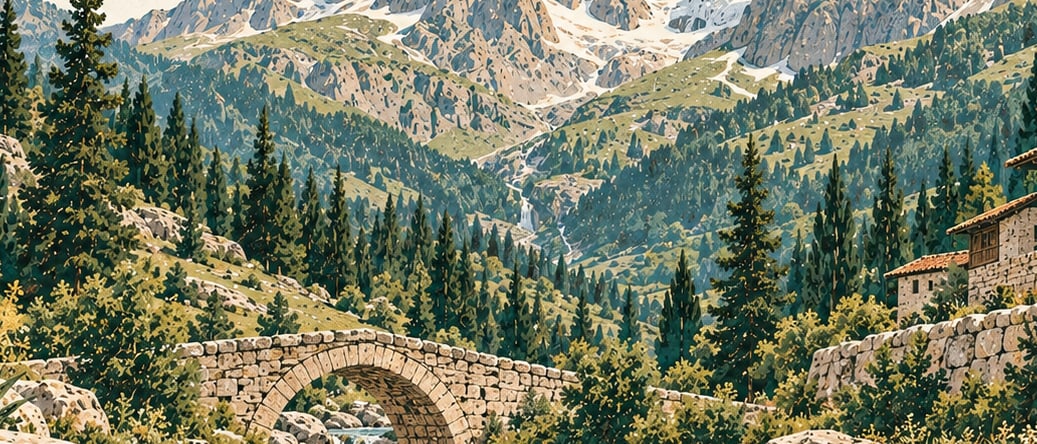Kaçkar Dağları Milli Parkı çizimi, Artvin