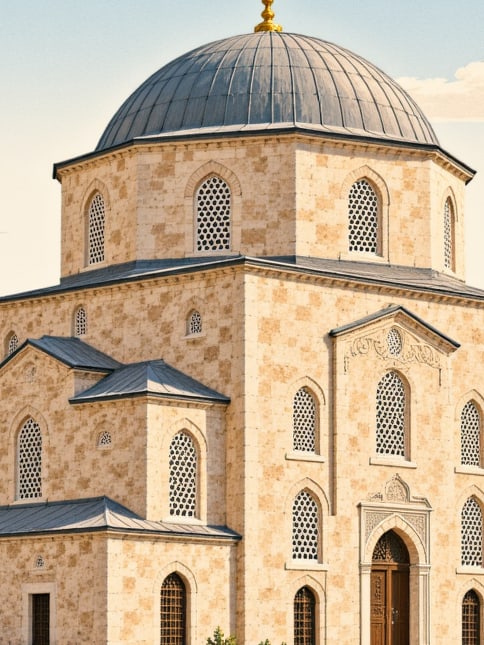 Ilustración: Mezquita de Kadi Bedrettin, Edirne