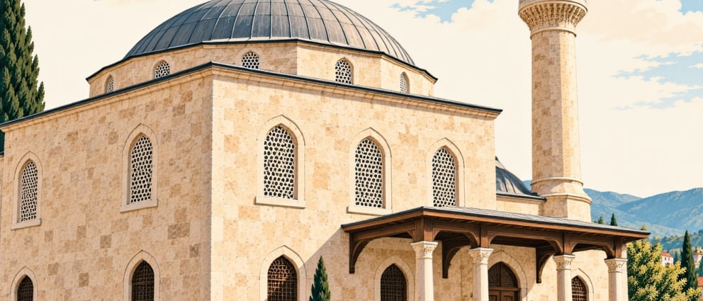 Kadı Mosque çizimi, Bolu