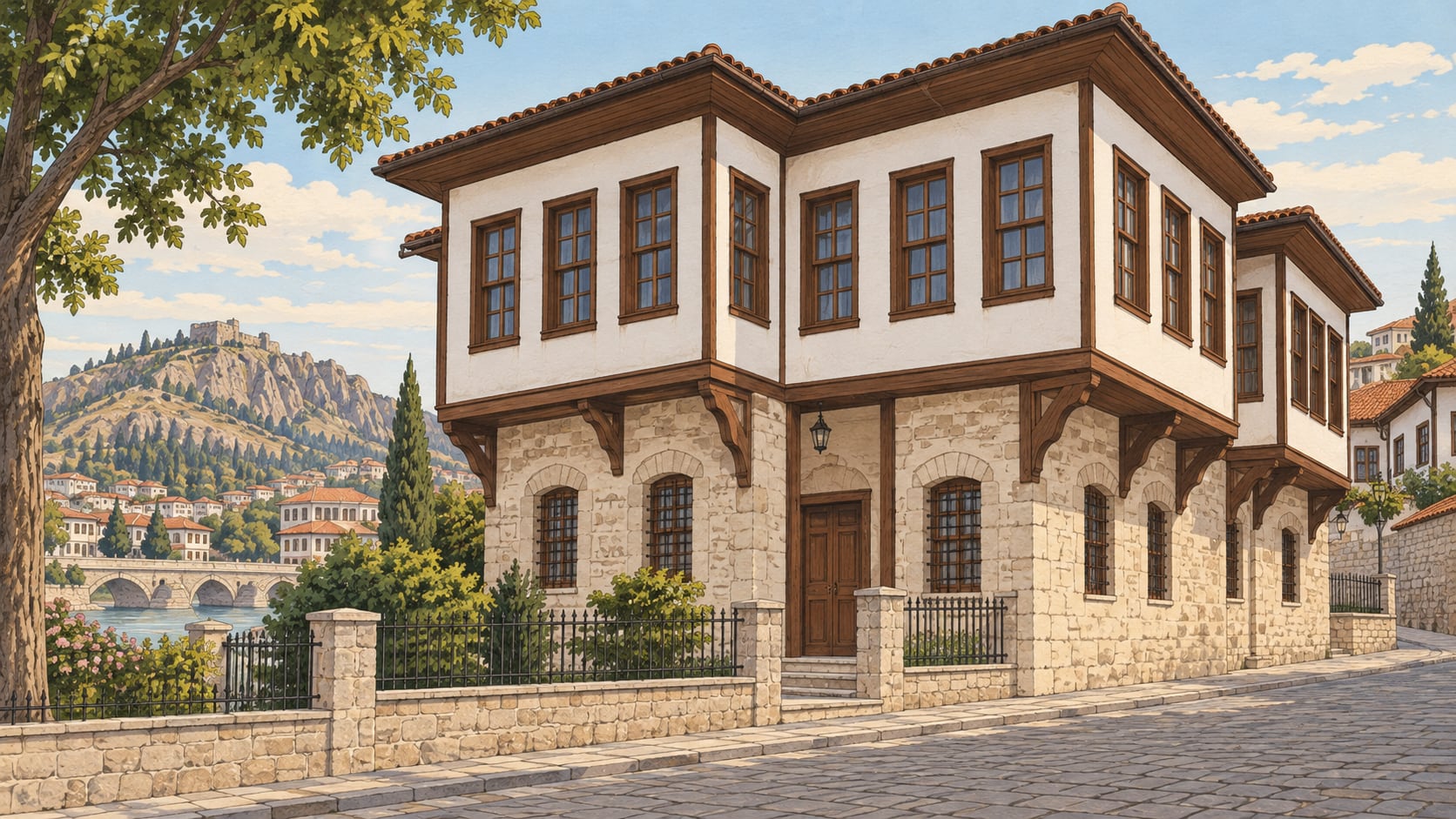 Kadıkalesi Archaeological Site çizimi, Aydın