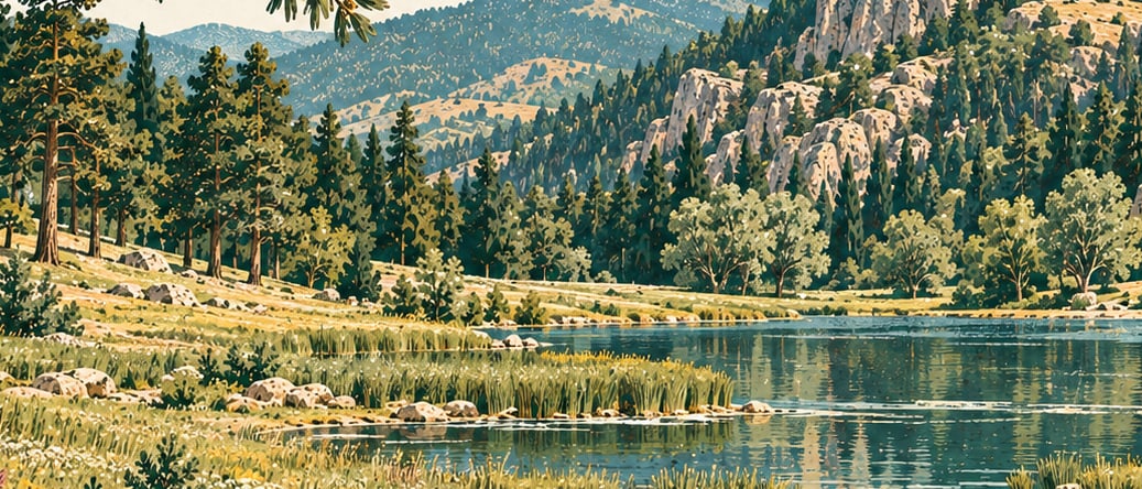 Kadınçayırı Nature Park çizimi, Çankırı