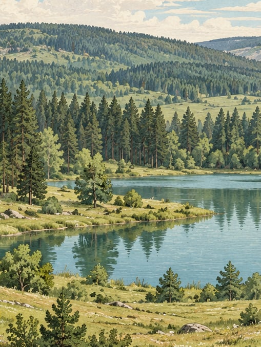 Ilustración: Parque Natural de Kadıpınarı, Yozgat