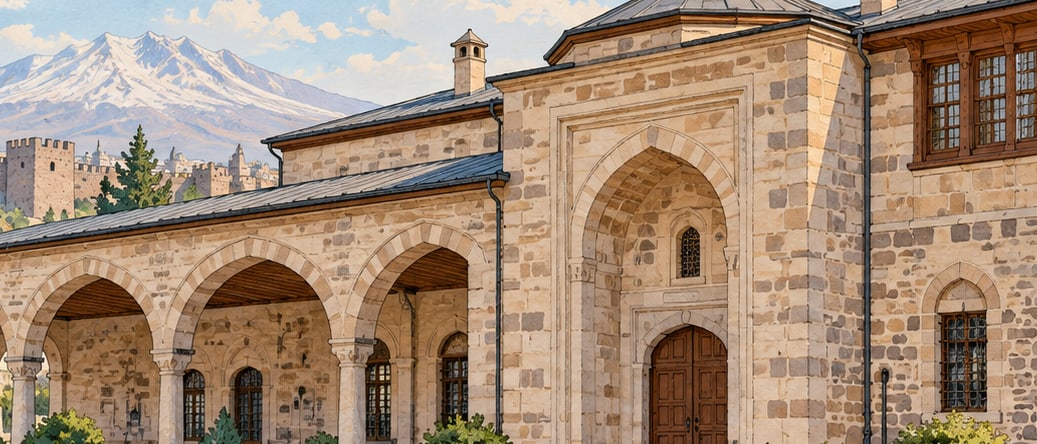 Kadir Has City and Mimar Sinan Museum çizimi, Kayseri