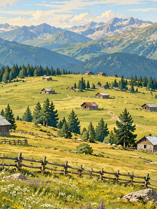 Ilustración: Centro Turístico de la Meseta de Kafkasör, Artvin