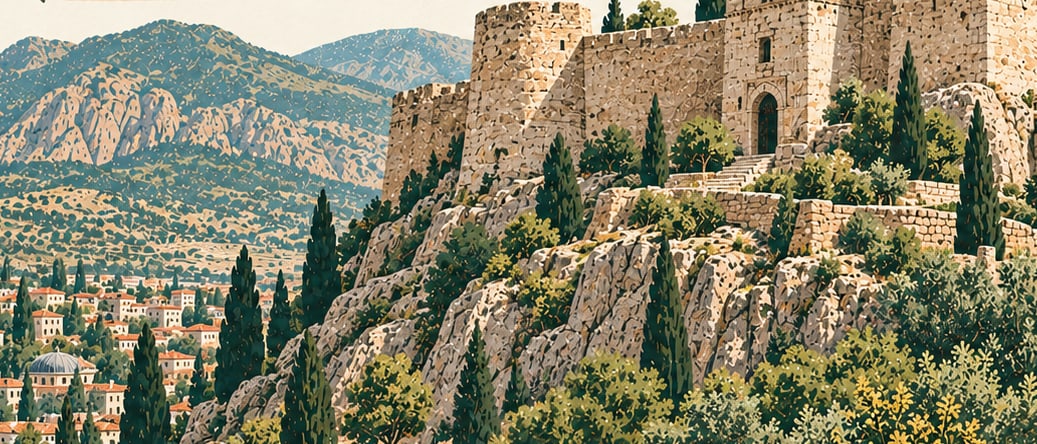 Kahramanmaraş Castle çizimi, Kahramanmaraş