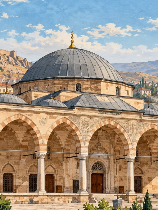 Ilustración: Mezquita del Castillo, Sivas