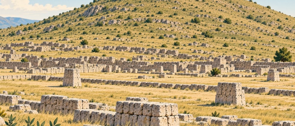 Kaledoruğu Mound çizimi, Samsun