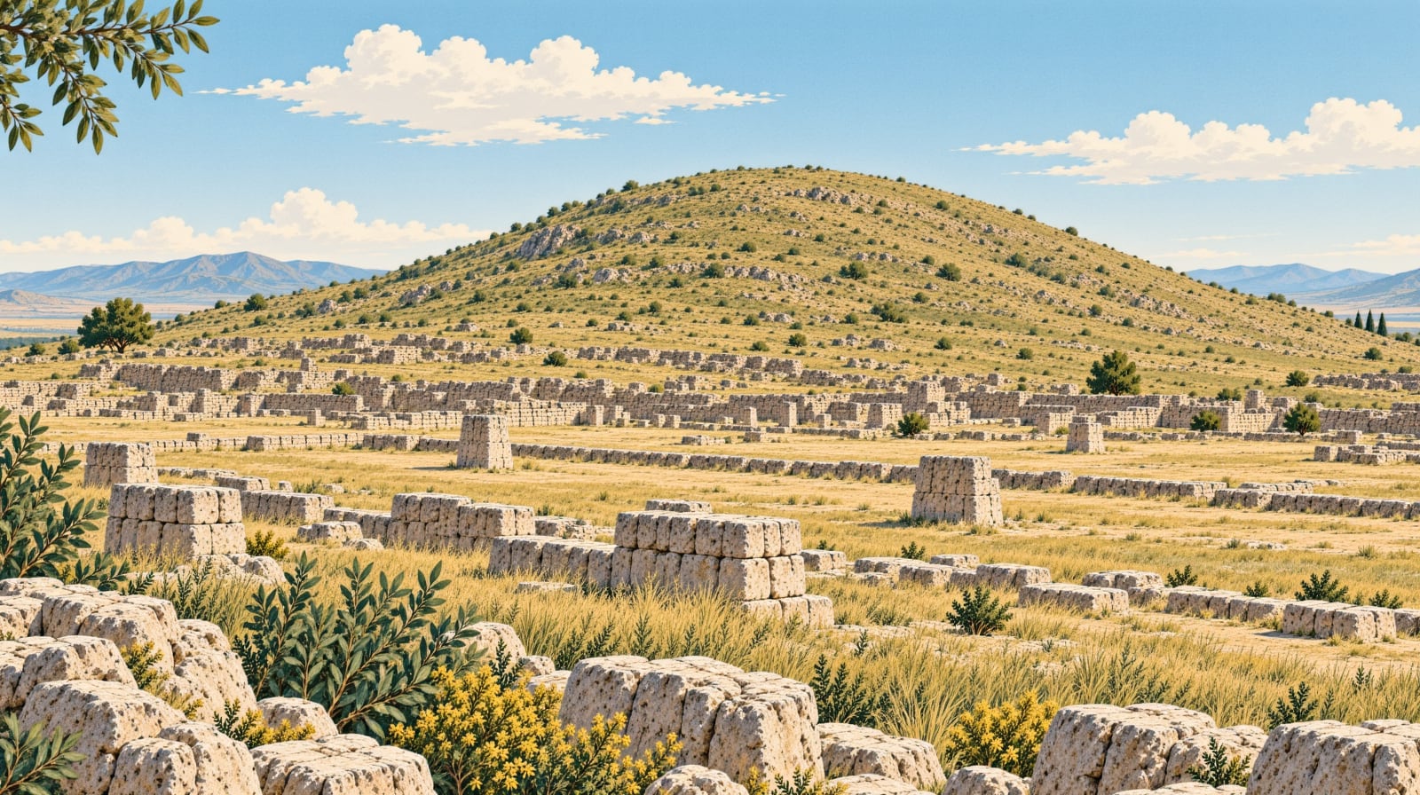 Kaledoruğu Mound çizimi, Samsun