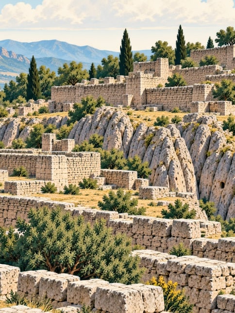 Ilustración: Castillo de Kaleköy, Ordu