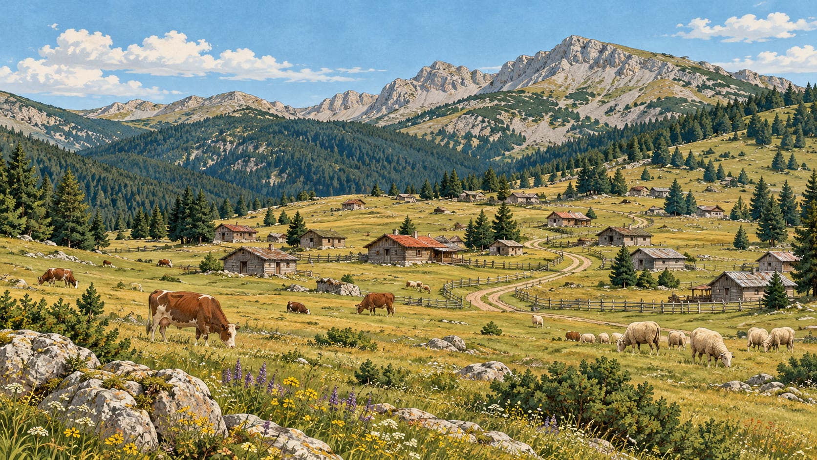 Kamçı Plateau çizimi, Bilecik